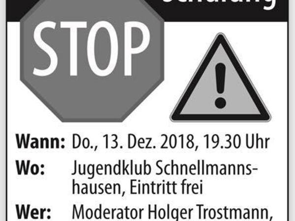 Einladung zur Verkehrsteilnehmerschulung